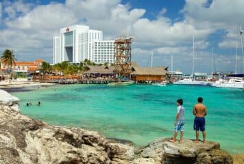A melhor praia de Cancún
