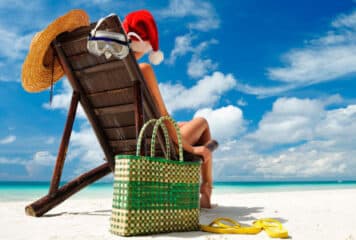 Christmas on the beach