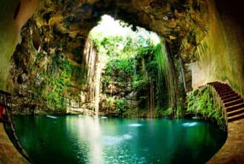 Profundidades cenote Tulum