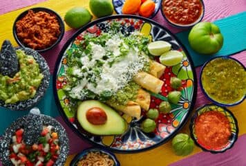 Las enchiladas mexicanas y sus ingredientes