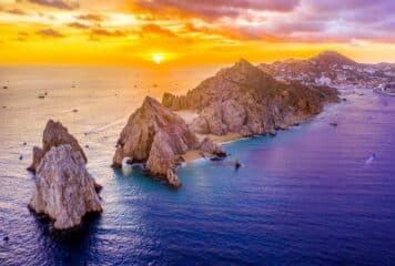 Atardecer en Los Cabos de San Lucas, México