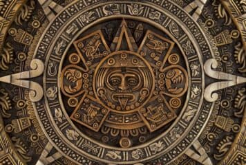 Mural pueblo azteca