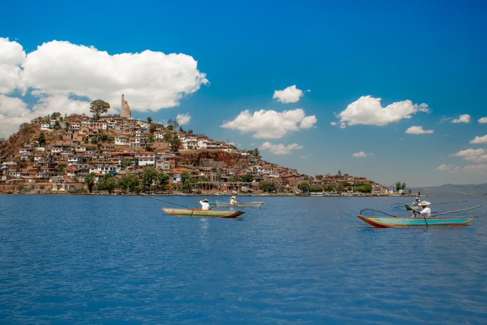Panoramic view of Janitzio